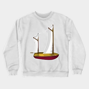 Toy sailboat. Crewneck Sweatshirt